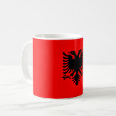 Mug Drapeau de l'Albanie (Devant gauche)