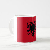 Mug Drapeau de l'Albanie (Devant gauche)