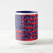 Mug Drapeau de l'Allégeance USA (Centre)