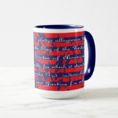 Mug Drapeau de l'Allégeance USA (Devant droit)