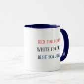 Mug Drapeau de l'Amérique (Devant droit)