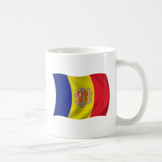 Mug Drapeau de l'Andorre (Droite)