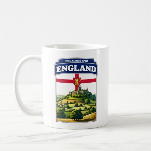 Mug Drapeau de l'Angleterre Royaume-Uni (Gauche)