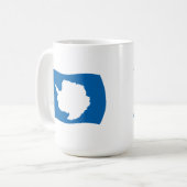 Mug Drapeau de l'Antarctique (Devant gauche)