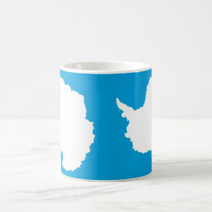 Mug Drapeau de l'Antarctique en céramique