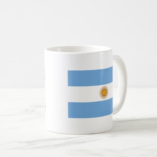 Mug Drapeau de l'Argentine (Devant droit)