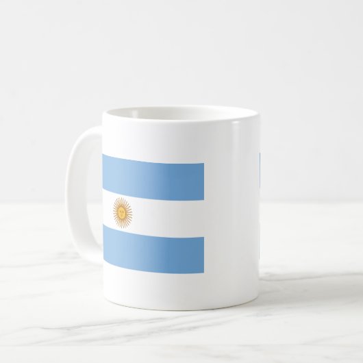 Mug Drapeau de l'Argentine (Devant gauche)