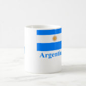 Mug Drapeau de l'Argentine avec le nom (Centre)