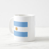 Mug Drapeau de l'Argentine - le Bandera De Argentine (Devant gauche)
