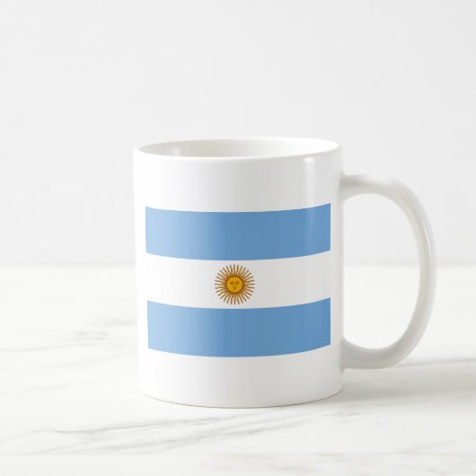 Mug Drapeau de l'Argentine - le Bandera De Argentine (Droite)