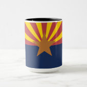 Mug Drapeau de l'Arizona (Centre)