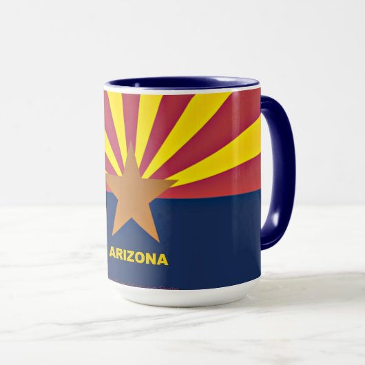 Mug Drapeau de l'Arizona (Devant droit)