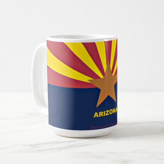 Mug Drapeau de l'Arizona (Devant gauche)