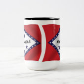Mug Drapeau de l'Arkansas (Centre)