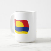 Mug Drapeau de l'Atoll Palmyra (Devant gauche)