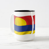 Mug Drapeau de l'Atoll Palmyra (Devant gauche)