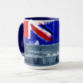 Mug Drapeau de l'Australie des années 1890 (Devant gauche)
