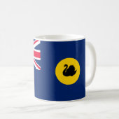 Mug Drapeau de l'Australie-Occidentale (Devant droit)