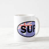 Mug Drapeau de l'Australie pour planche de paddle debo (Devant droit)