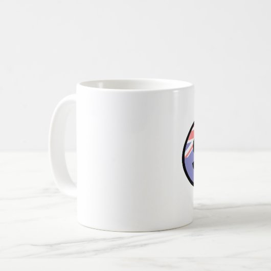 Mug Drapeau de l'Australie pour planche de paddle debo (Devant gauche)