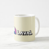 Mug Drapeau de Laval (Québec, Canada) (Devant droit)