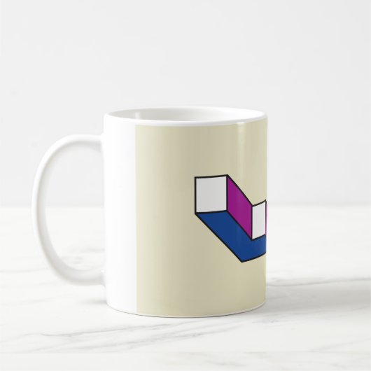 Mug Drapeau de Laval (Québec, Canada) (Gauche)