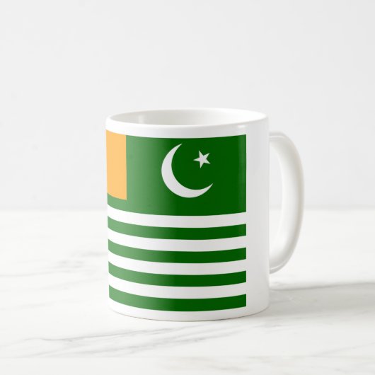Mug Drapeau de l'Azad Cachemire (Devant droit)