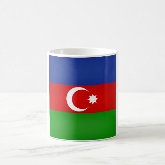 Mug Drapeau de l'Azerbaïdjan cool (Centre)