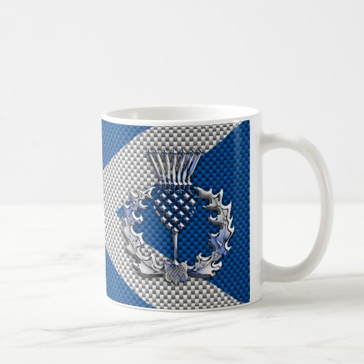 Mug Drapeau de l'Ecosse d'impression de fibre de (Droite)