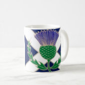 Mug Drapeau de l'Ecosse et de chardon (Devant droit)