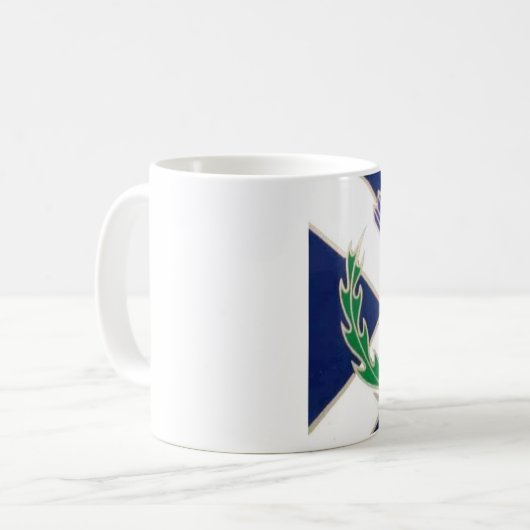 Mug Drapeau de l'Ecosse et de chardon (Devant gauche)