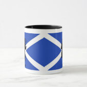 Mug Drapeau de l'Ecosse, silhouette écossaise de (Centre)