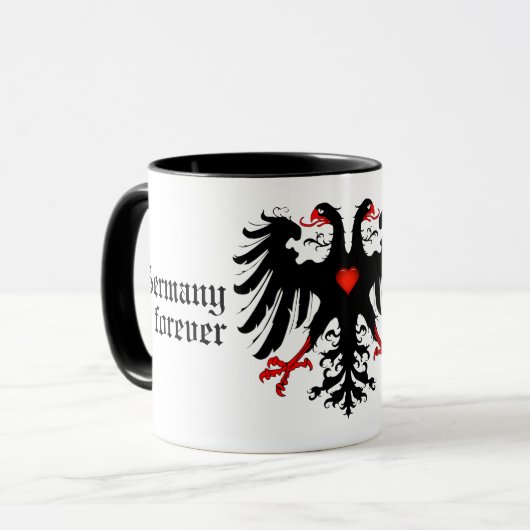 Mug Drapeau de l'empire allemand à jamais double aigle (Devant gauche)