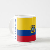 MUG DRAPEAU DE L'ÉQUATEUR (Devant gauche)