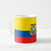 Mug Drapeau de l'Équateur (Devant gauche)