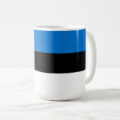 Mug Drapeau de l'Estonie (Devant droit)