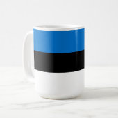 Mug Drapeau de l'Estonie (Devant gauche)