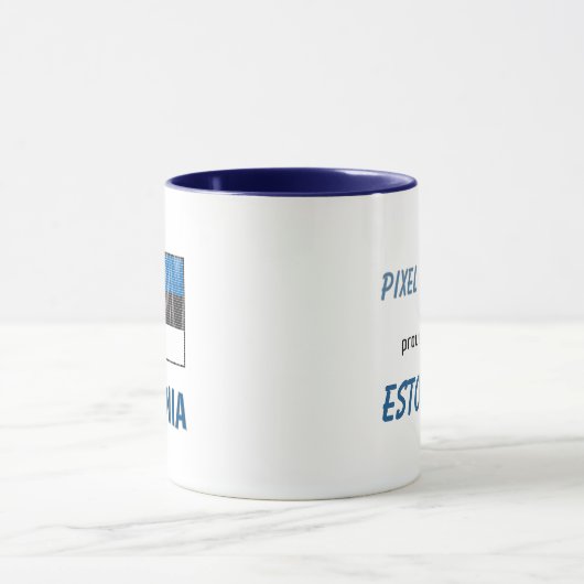 Mug Drapeau de l'Estonie (Centre)