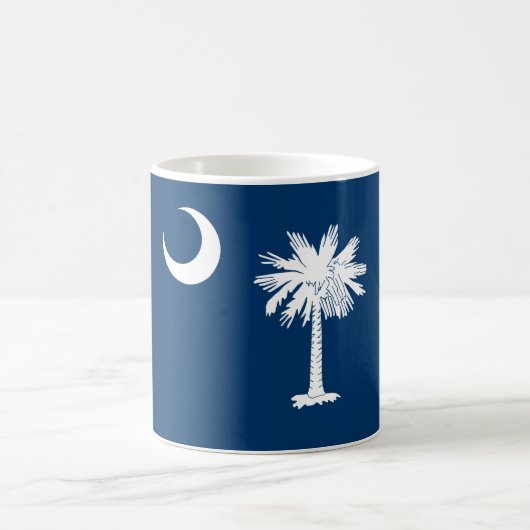 Mug Drapeau de l'État de Caroline du Sud (Centre)