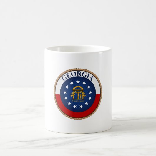 Mug Drapeau de l'État de Géorgie (Centre)