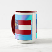 Mug Drapeau de l'État de Géorgie (Devant gauche)