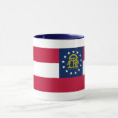 Mug Drapeau de l'État de Géorgie (Centre)