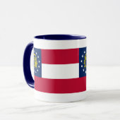 Mug Drapeau de l'État de Géorgie (Devant gauche)