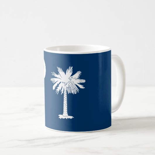 Mug Drapeau de l'État de la Caroline du Sud (Devant droit)