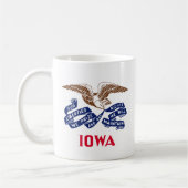 Mug Drapeau de l'État de l'Iowa (Gauche)