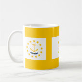 Mug Drapeau de l'État de Rhode Island (Gauche)