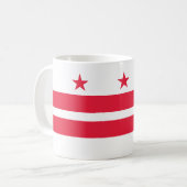 Mug Drapeau de l'État de Washington DC (Devant gauche)