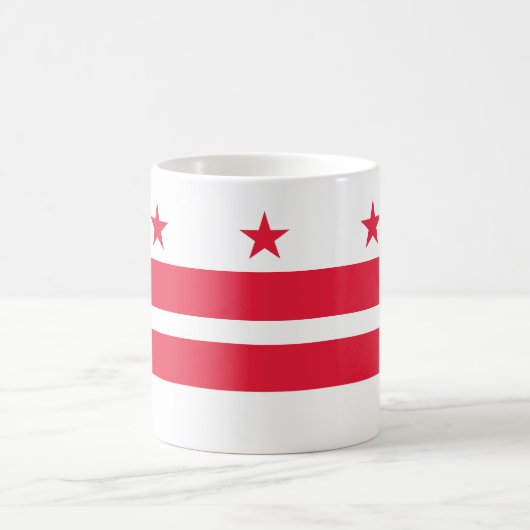Mug Drapeau de l'État de Washington DC (Centre)