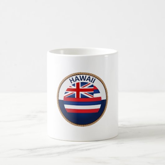 Mug Drapeau de l'État d'Hawaii (Centre)