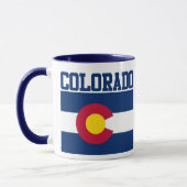 Mug Drapeau de l'État du Colorado Musique (Gauche)